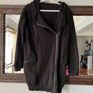 All saints zip up hoodie us 6